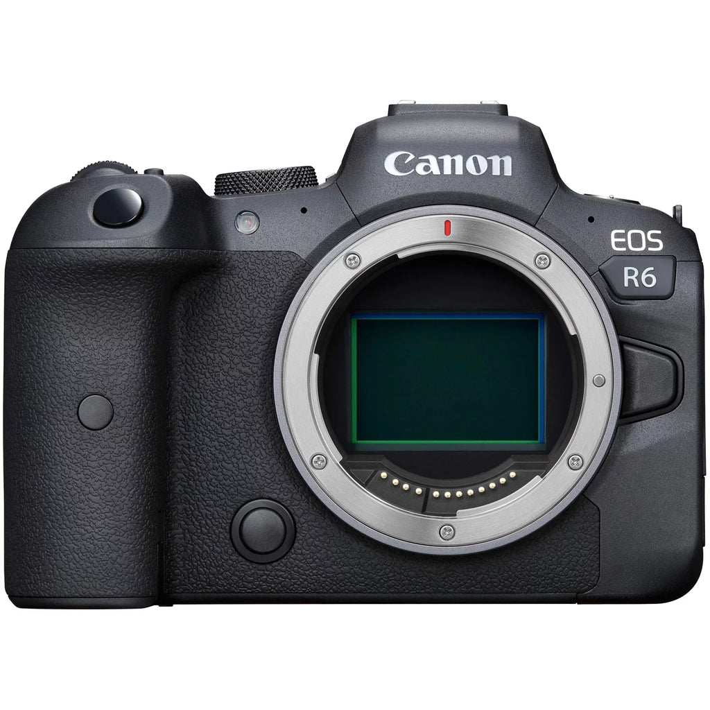 EOS R6 Mirrorless Camera with RF 24-105mm STM + 75-300mm Lens + Mount Adapter + 32GB SanDisk + ZeeTech Accessory