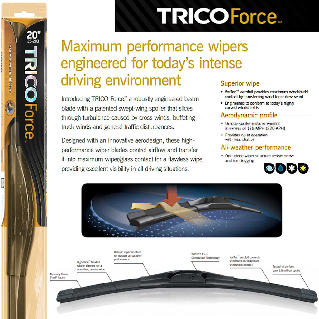 2019 Mitsubishi Mirage G4 Efficiency Beam Wipers (Set of 2)