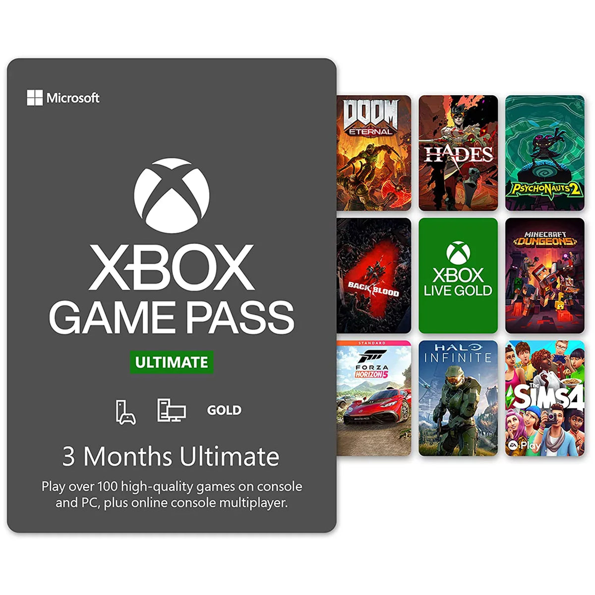 Xbox Series X Bundle, Two Xbox Wireless Controllers, Xbox 3 Month Game Pass Ultimate with Mazepoly Accessories