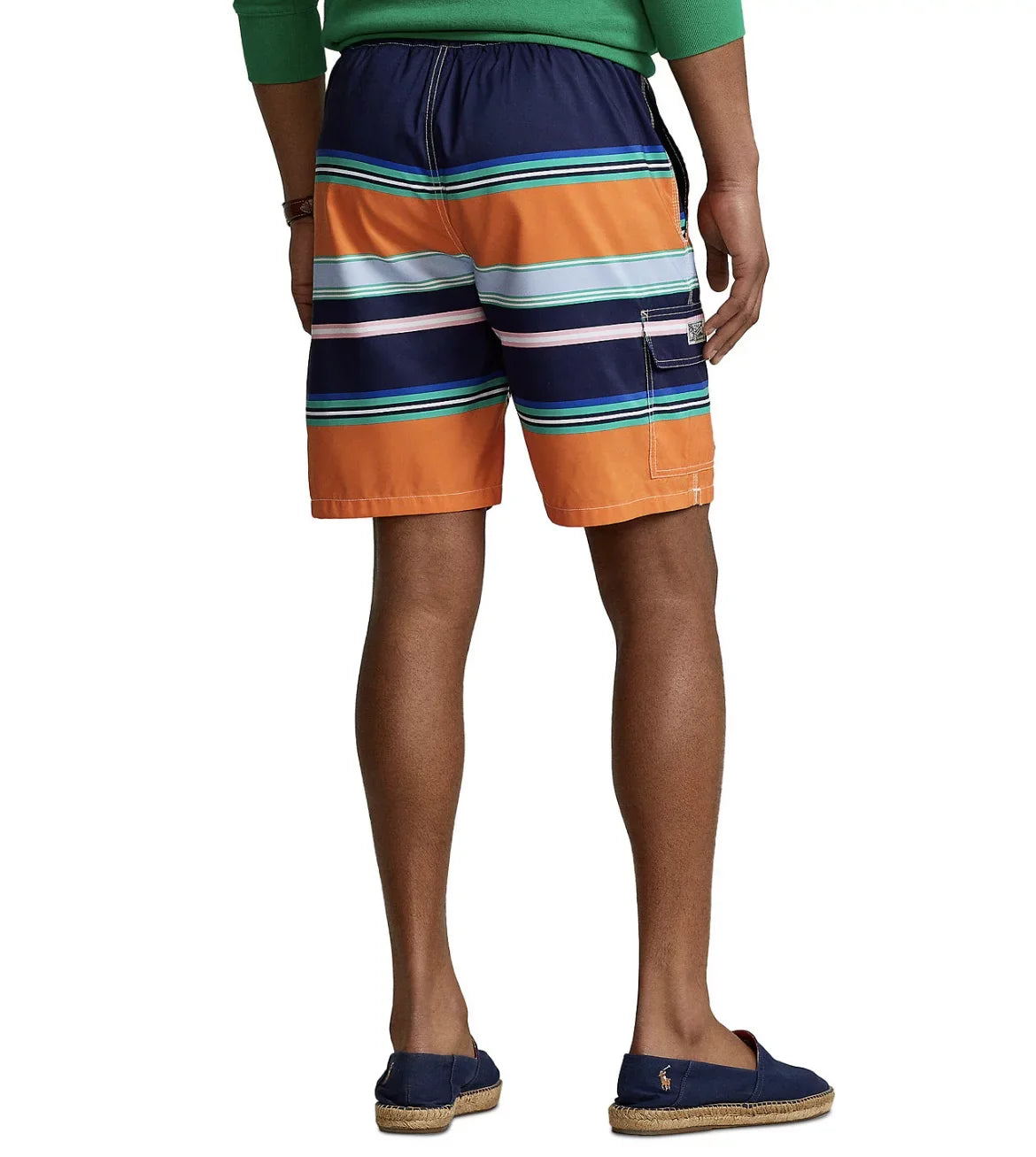 Polo Ralph Lauren Men's Kailua Classic Fit Swim Trunks Orange Size Small