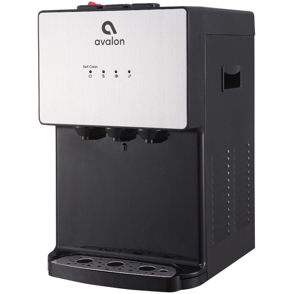 Avalon Premium 3 Temperature Self Cleaning Bottleless Countertop Fluid Dispenser - Stainless Steel