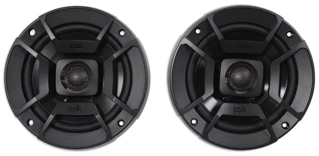 (2) Polk Audio DB522 5.25" 600w Car Audio ATV/Motorcycle/Boat Speakers + Rockmat