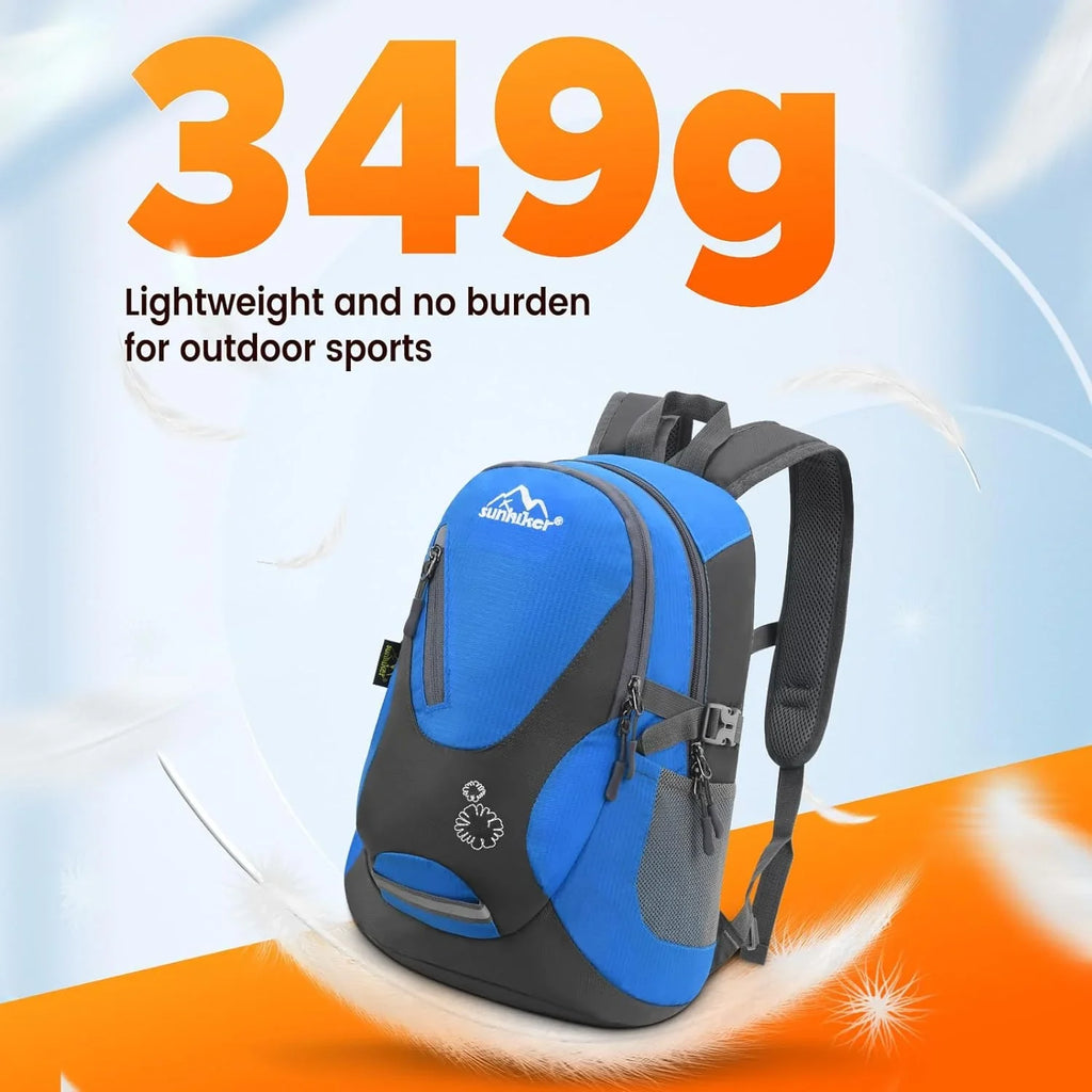 sunhiker Cycling Hiking Backpack Liquid Resistant Travel Backpack Lightweight SMALL Daypack M0714 Small Blue