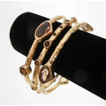 Designer Jewelry KB901 Genuine Chico Bracelet Set Topaz
