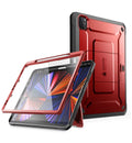 SUPCASE Unicorn Beetle Pro Series Case for iPad Pro 12.9 Inch (2021 / 2020), Support Pencil Charging with Built-in Monitor Protector Full-Body Rugged Kickstand Protective Case (Ruddy)
