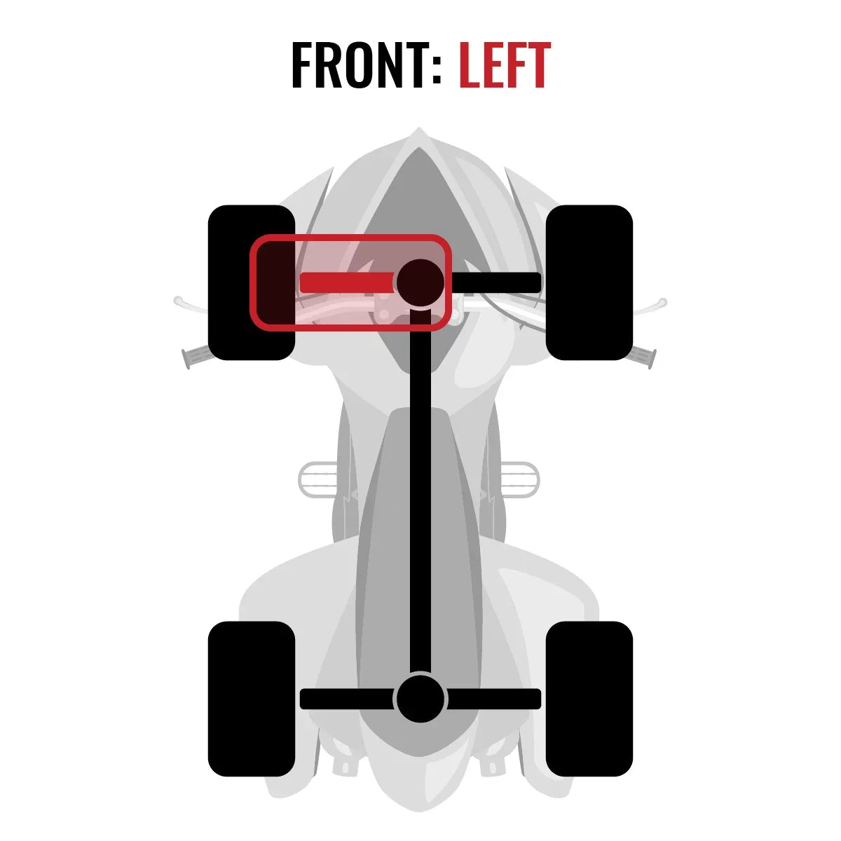 Sixity XT Front Left Axle compatible with Can-Am Outlander MAX 500 2015 - EFI 4X4