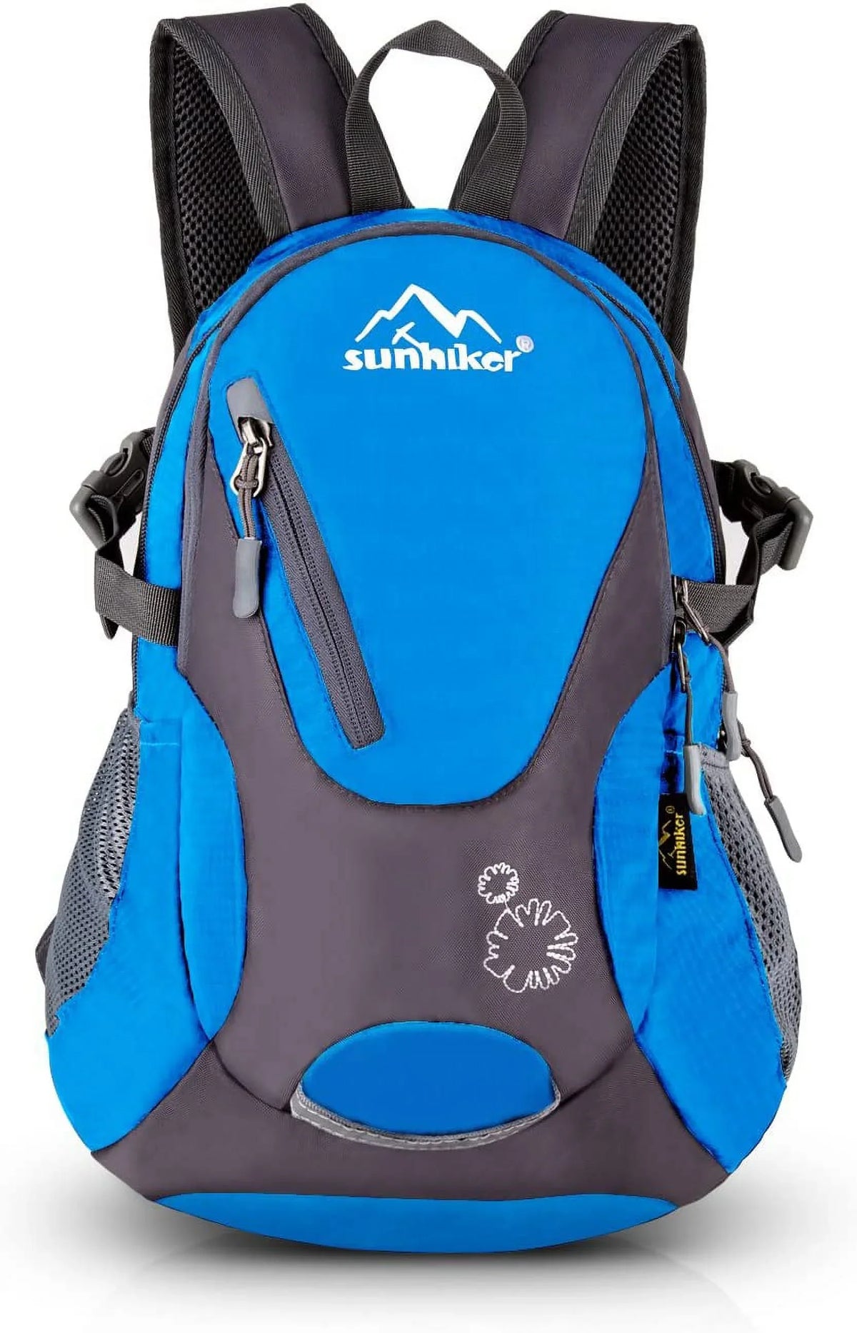 sunhiker Cycling Hiking Backpack Liquid Resistant Travel Backpack Lightweight SMALL Daypack M0714 Small Blue