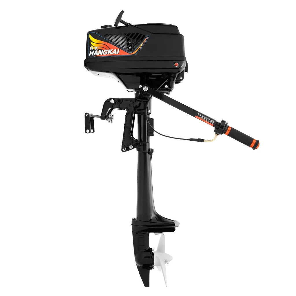 HANGKAI 2 Stroke 3.6 Outboard Motor Fishing Boat Engine Liquid Cooling CDI Outboard Boat Motor 90cm/35.4in