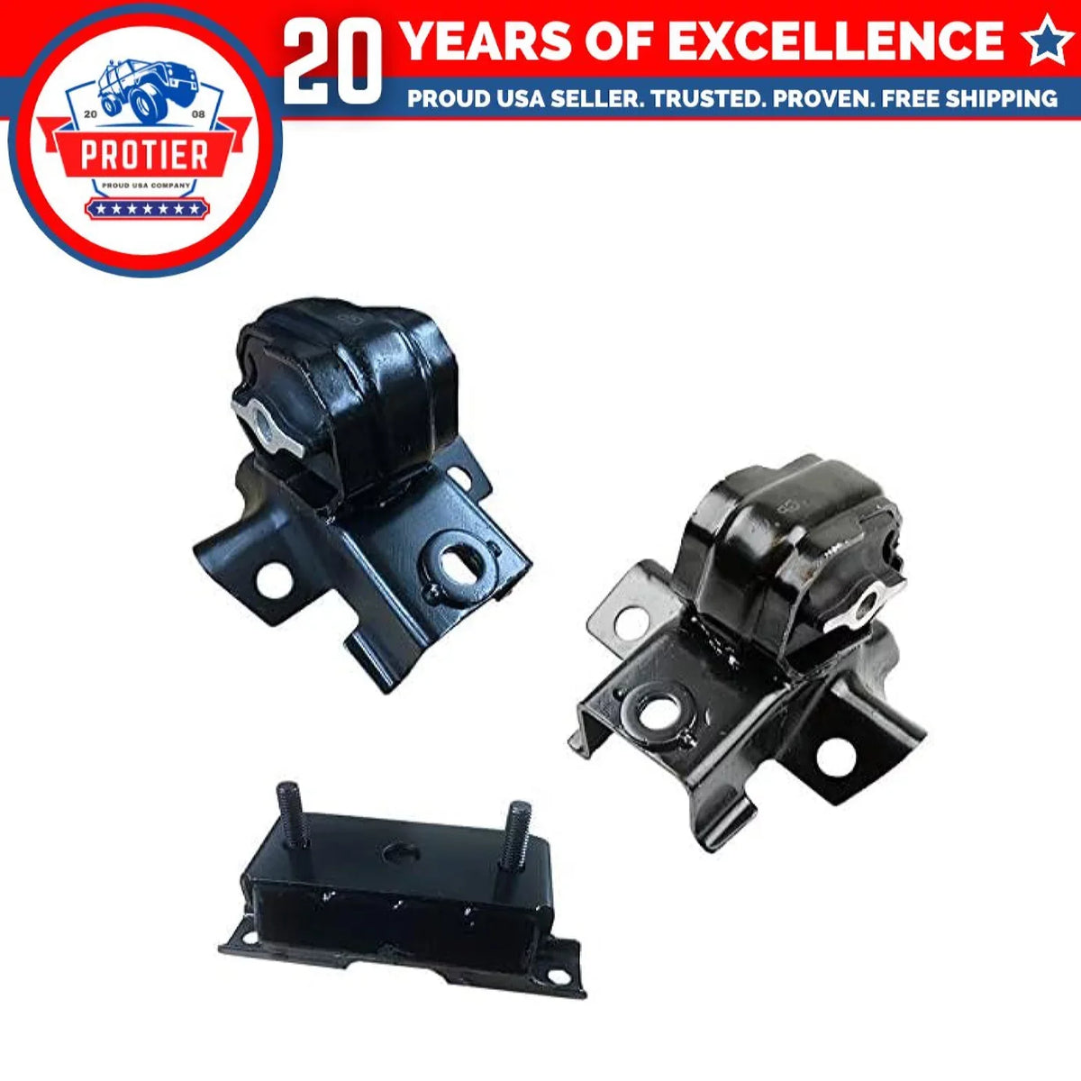 Fits 2009-2012 Chevrolet Colorado/GMC Canyon, 5.3L Motor & Trans Mount Set