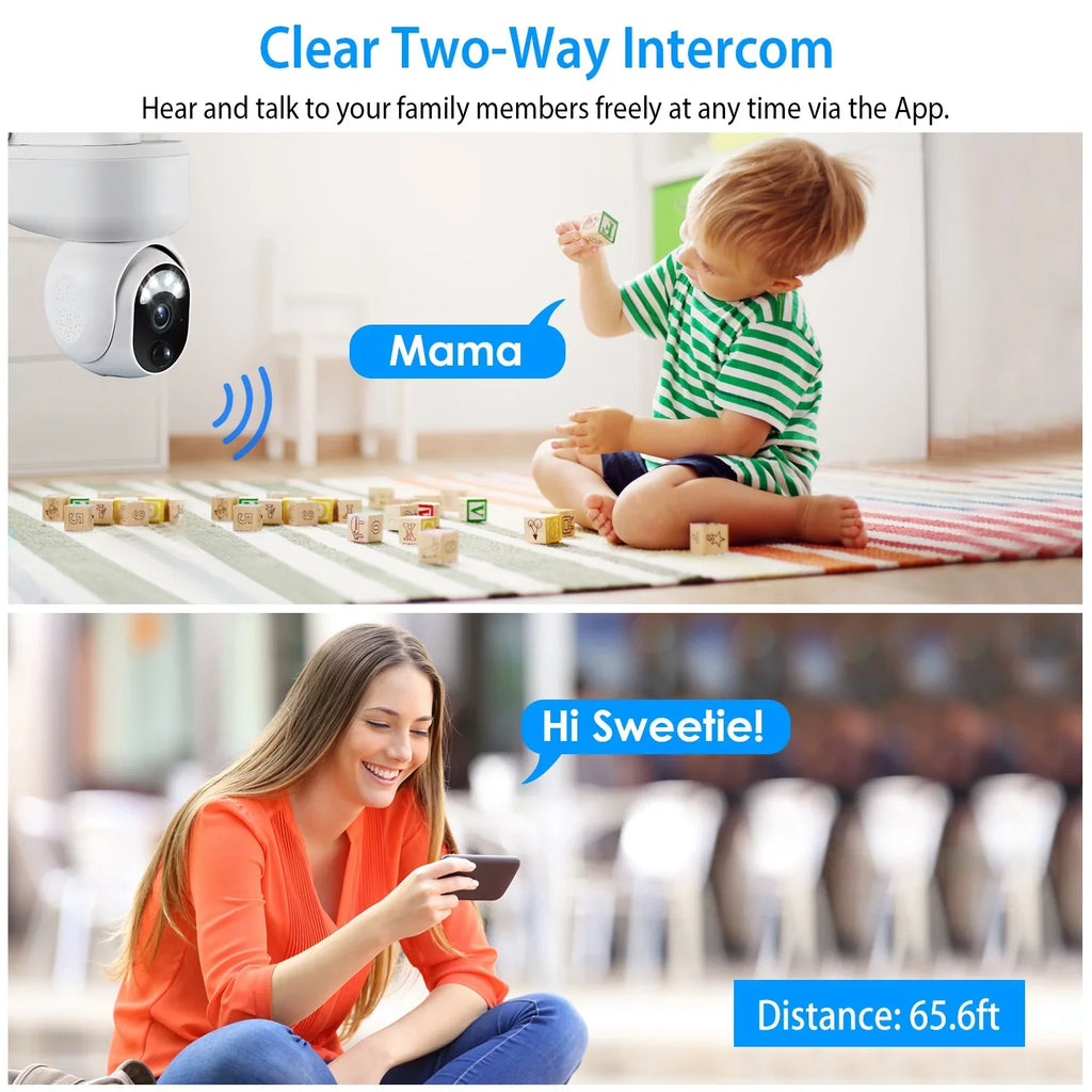 Solar WIFI Security Camera iMounTEK Wireless 1080P Color Flood Light Night Vision Battery Powered Surveillance Camera Human Detection Siren 2-Way Audio for Home Outdoor