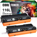 MLTD116L Toner Cartridge Compatible for 116L MLTD116L D116L MLT-D116L SL-M2625D SL-M2825DW SL-M2835DW (Black, 2 Pack)