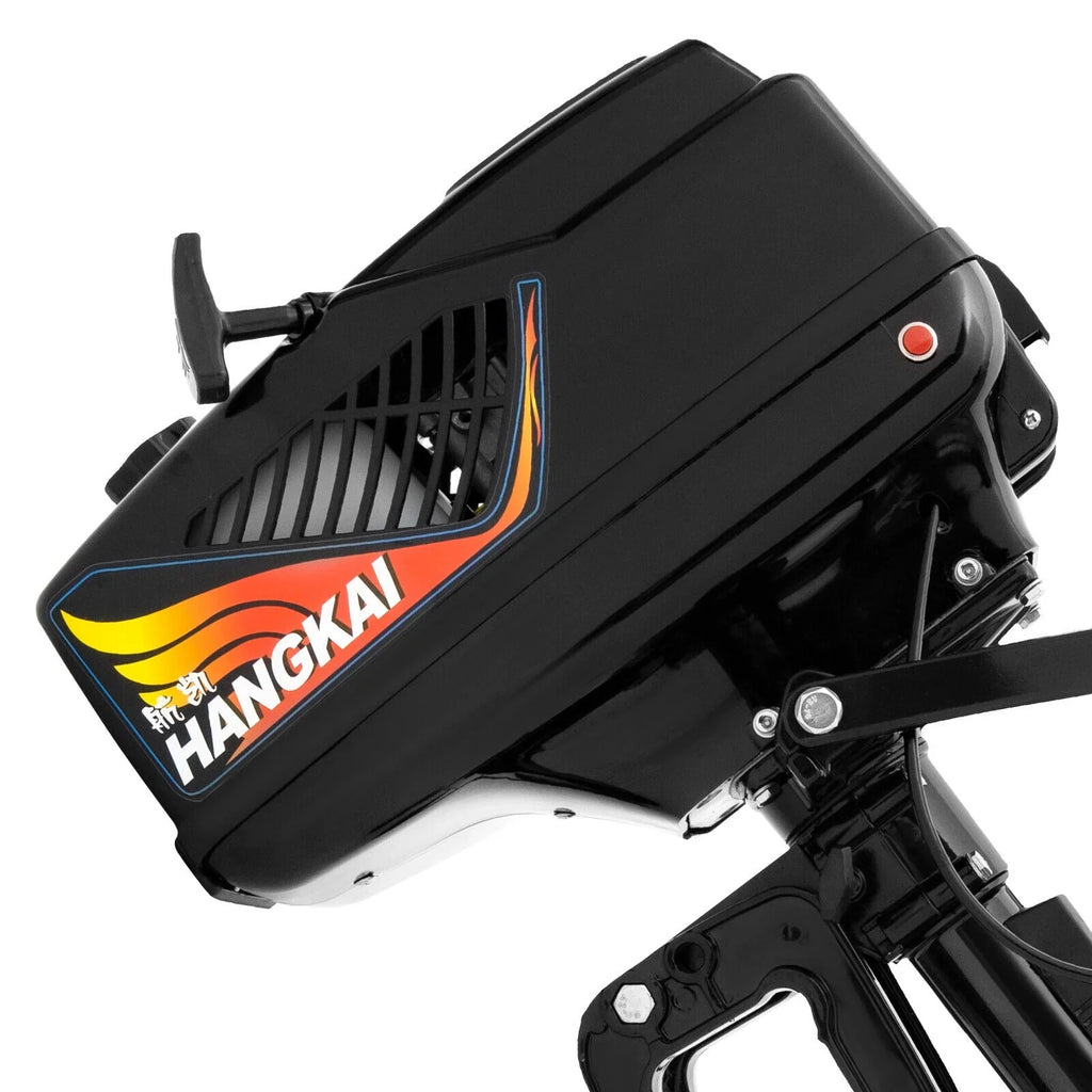 HANGKAI 2 Stroke 3.6 Outboard Motor Fishing Boat Engine Liquid Cooling CDI Outboard Boat Motor 90cm/35.4in