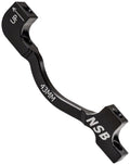 North Shore Billet Brake Adaptor +43mm, 160mm Post Mount to 203mm Rotor, Black