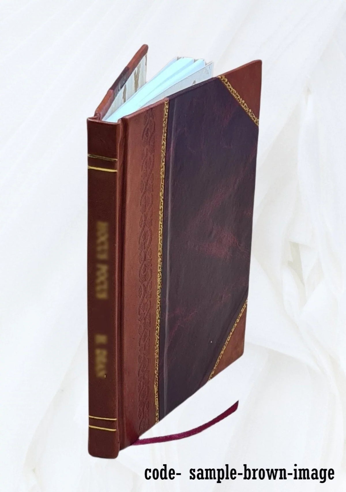 Macadam road construction, with specifications / by Clyde J. Knisely. 1917 [Leather Bound]