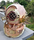 NauticalMart US Navy Brass N Metal Divers Diving Helmet Antique Vintage Gift
