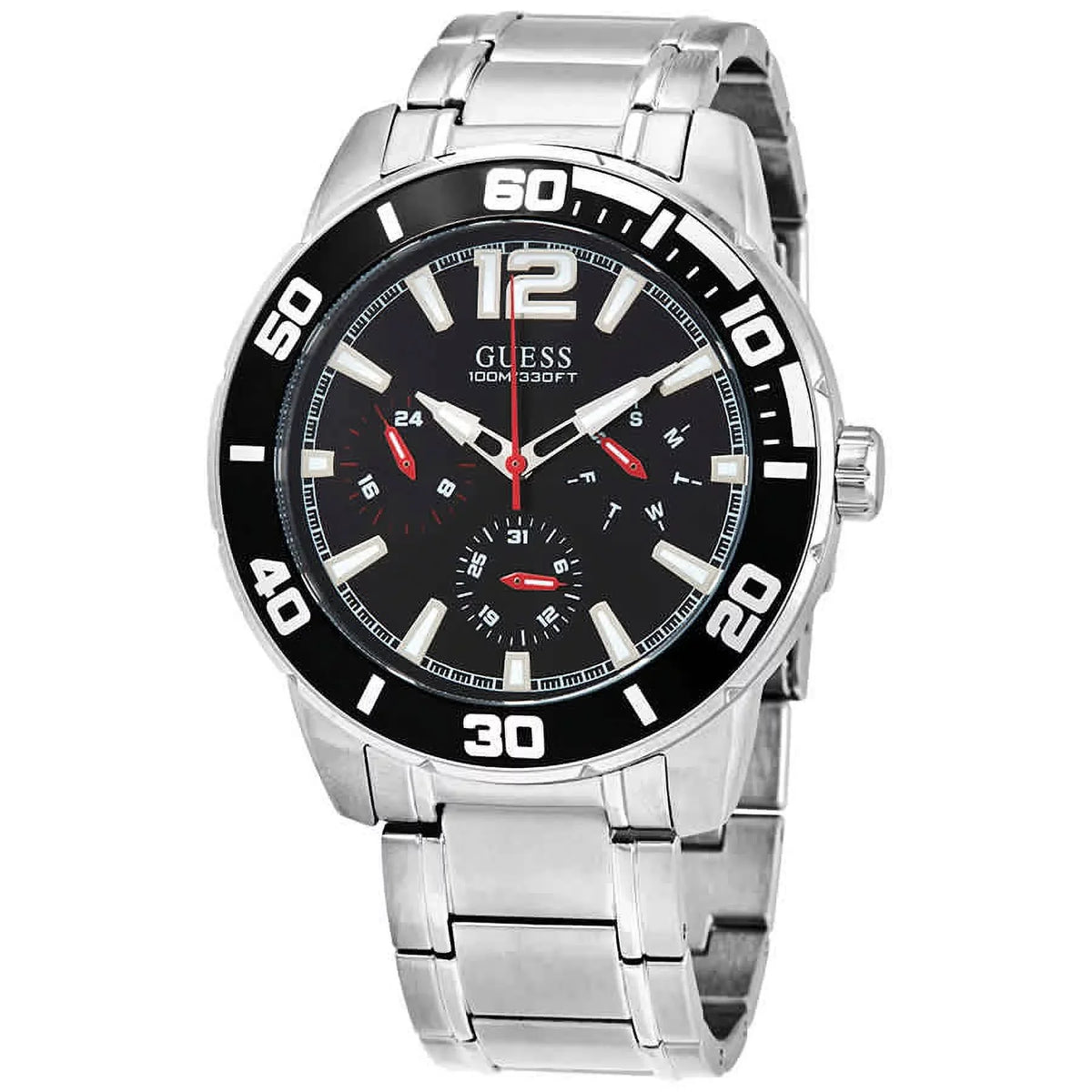 Guess Trek Quartz Black Dial Men's Watch W1249G1