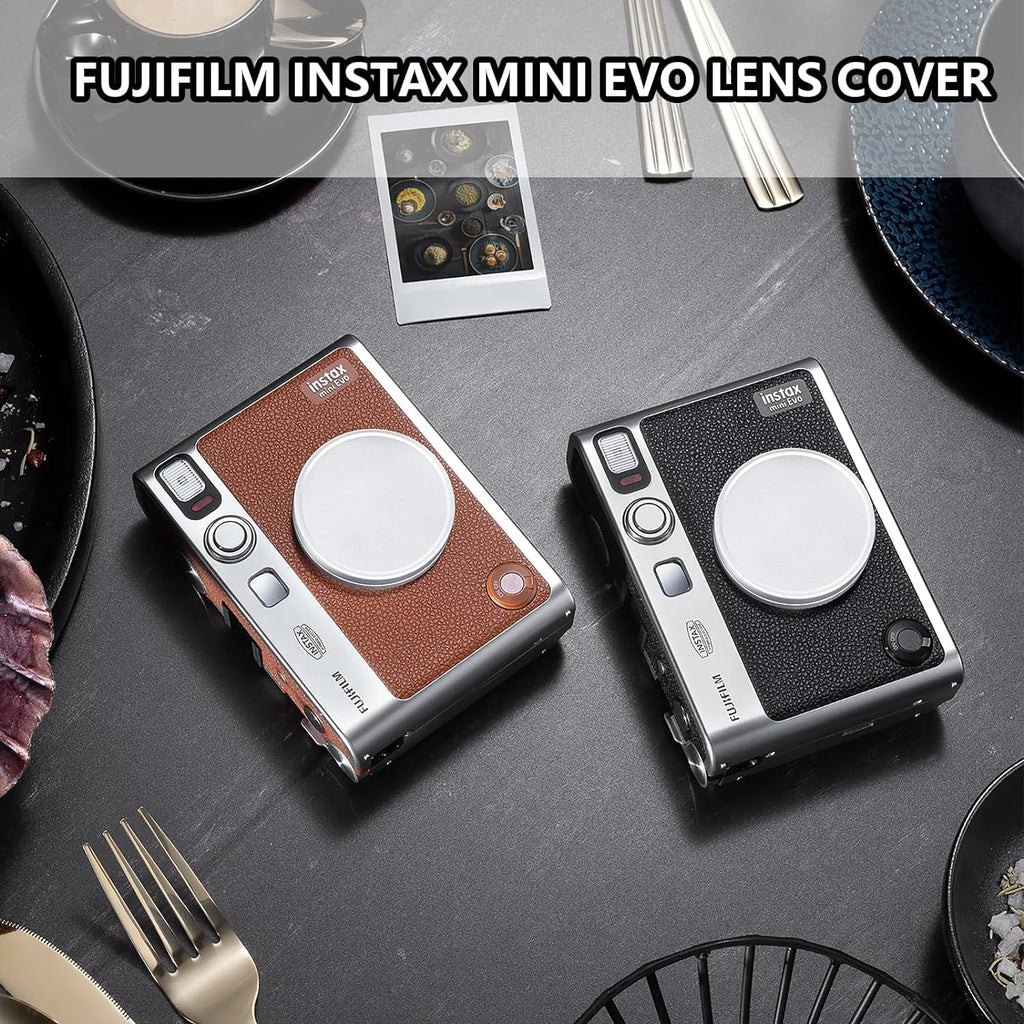 Lens Cap for Fujifilm Instax Mini Evo Instant Camera Accessories for Fuji Mini Evo with Lens Cap, Mini Picture
