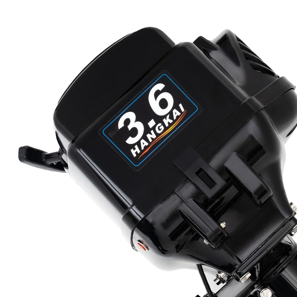 HANGKAI 2 Stroke 3.6 Outboard Motor Fishing Boat Engine Liquid Cooling CDI Outboard Boat Motor 90cm/35.4in