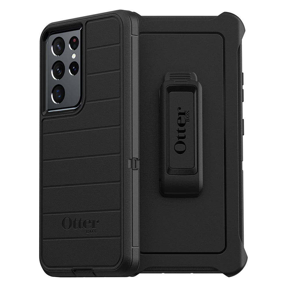 OtterBox Defender Series Pro Phone Case for Galaxy S21 Ultra 5G – Black