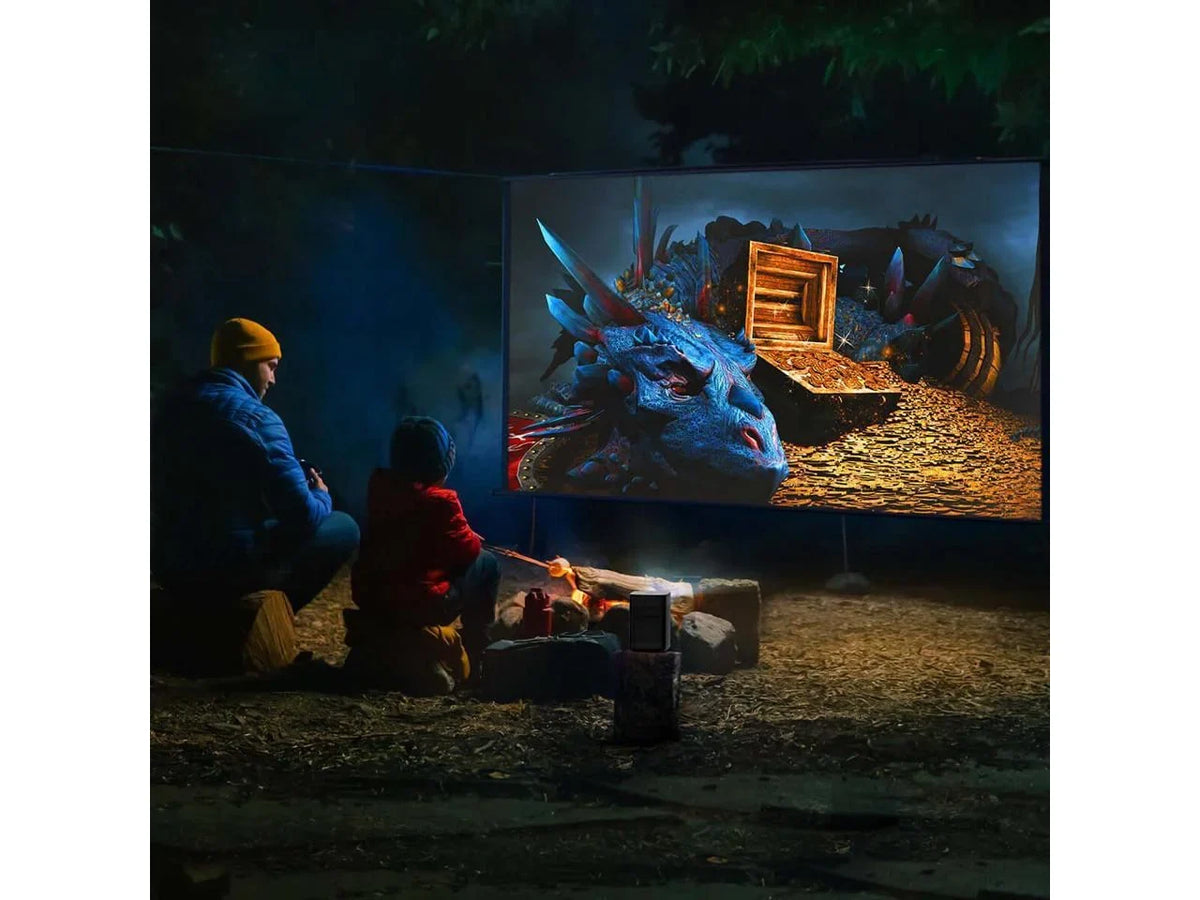 XGIMI Halo+ Portable Projector | 1080P 900 ANSI Lumens , Harman Kardon Speakers, Auto Keystone Correction, Auto Focus, Chipset Display Alignment