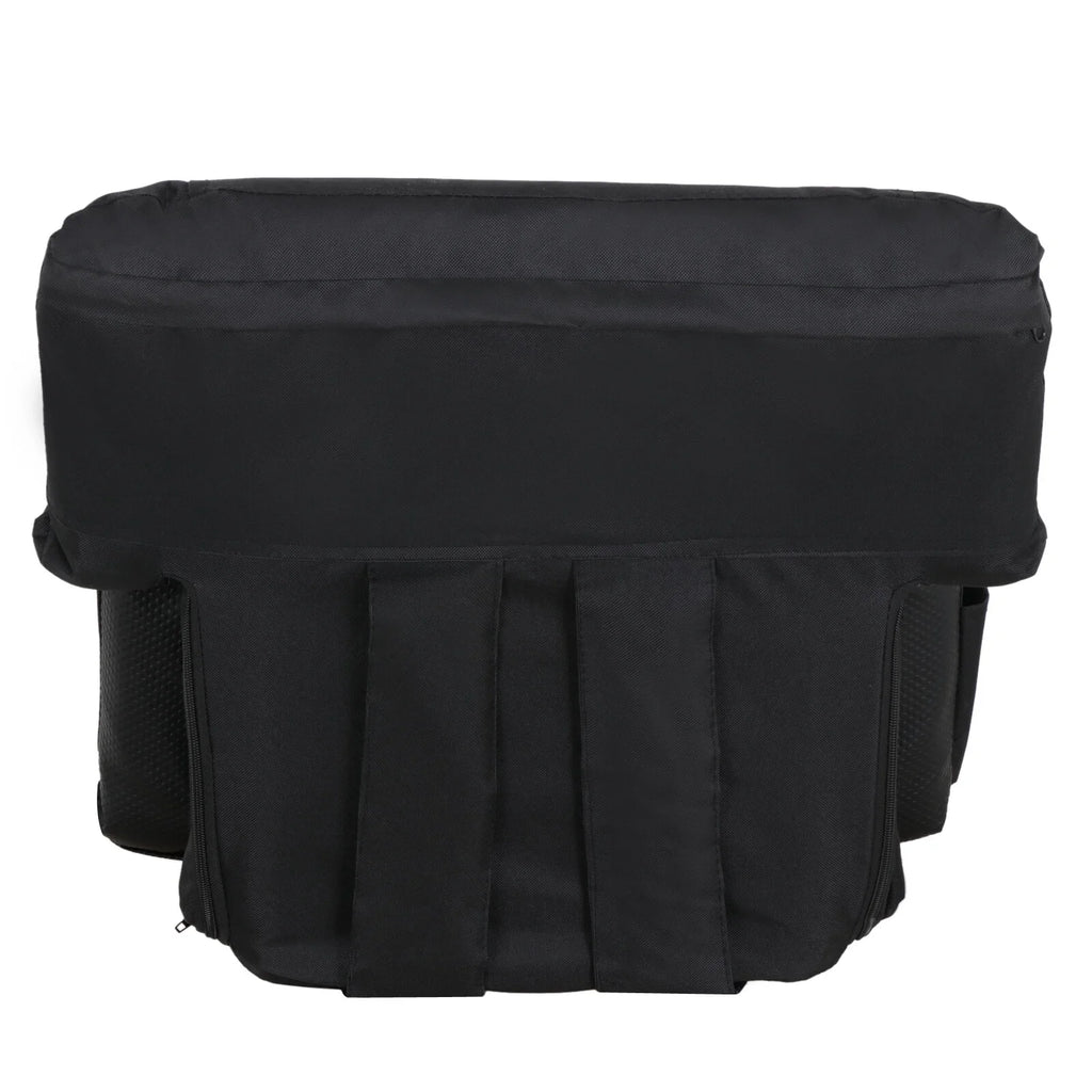 HomGarden Portable Stadium Seat Chair for Bleachers, 6 Reclining Folding Seat Liquid Black