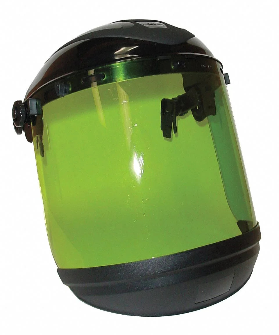 Sellstrom Arc Flash Faceshield, Universal, Hard Hat Mount, Black/Lt Green - 1 EA (851-S31201)