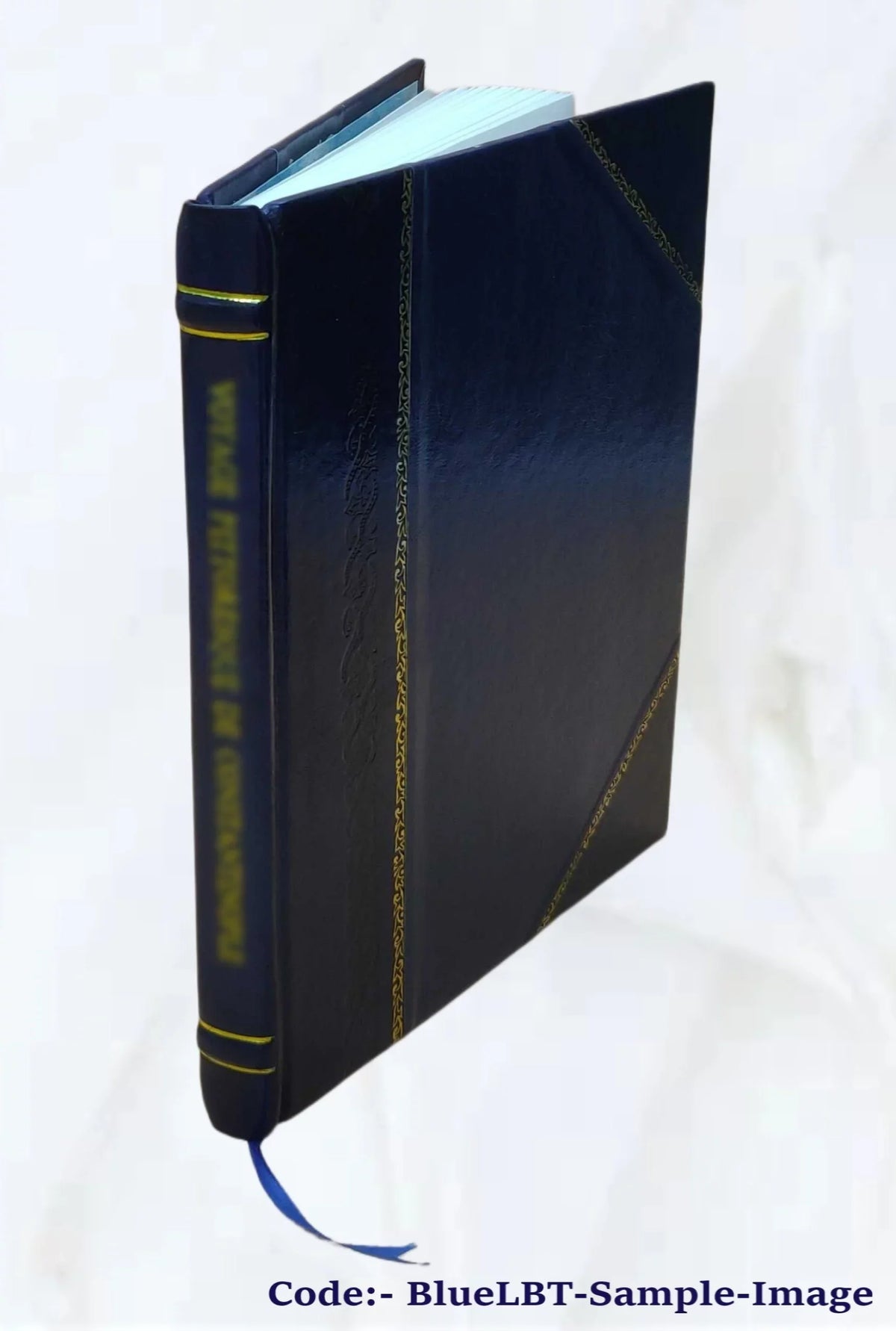 Memoria intorno al bonificamento del bacino inferiore del Volturno del direttor generale di ponti e strade. 1847 [Leather Bound]