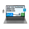 2021 Ideapad 3 15.6" FHD Monitor Notebook Computer, Core i5-1135G7, 20GB RAM, 512GB PCIe SSD, Backlit Keyboard, Iris Xe Graphics, HD Webcam, Dolby Audio, Win 11S, Grey, 32GB USB Card