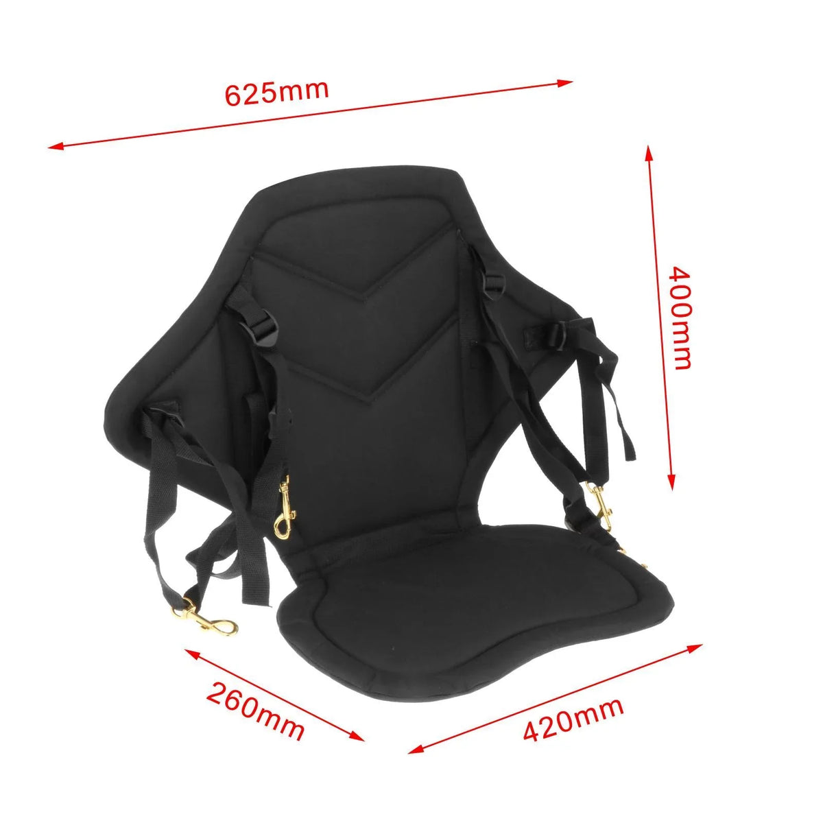 Kayak Seat Padded Seat Sturdy Universal Mat for Sit on Top Canoe Backrest Seat Seat Pad for Canoes Cushioning Kayaks Floating Fluid Sports