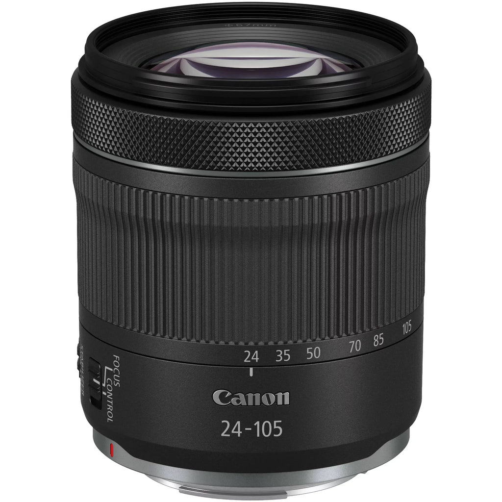 EOS R6 Mirrorless Camera with RF 24-105mm STM + 75-300mm Lens + Mount Adapter + 32GB SanDisk + ZeeTech Accessory
