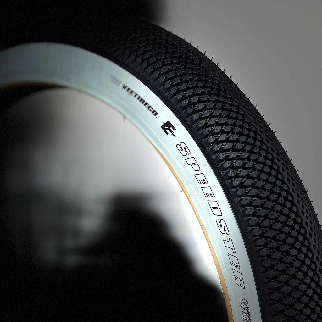 Vee Tire 22x3.0 Bike Tire, Whitewall Speedster E-Bike 50 Capability Compound