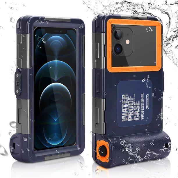 UrbanX Professional [15m/50ft] Swimming Diving Surfing Snorkeling Photo Video Fluid Protective Case Fluid Housing for Micromax Bolt Selfie Q424 And all Phones Up to 6.9 Inch LCD with Lanyard